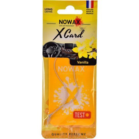 Nowax X Card Vanilla, 12 г (NX07536) ароматизатор фото