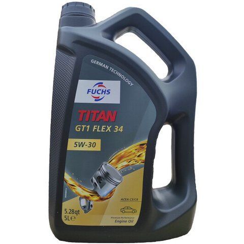 Fuchs Titan GT1 Flex 34 5W-30 5 л, (601424328) моторное масло фото