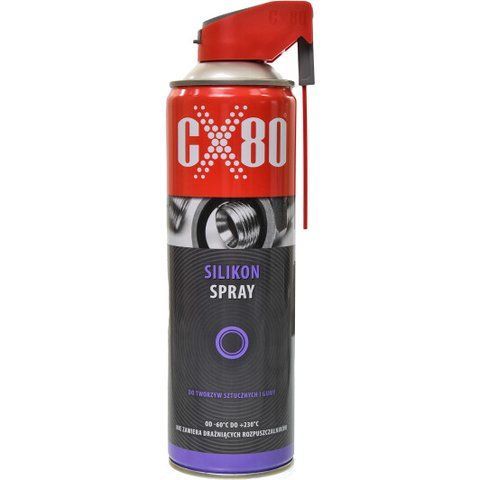 CX80 Silikon Spray Duo силіконове мастило, 500 мл (48919) фото