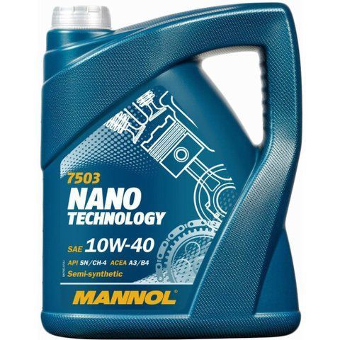 Mannol Nano Technology 10W-40 5 л, (MN7503-5) моторна олива фото