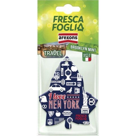 Ароматизатор Arexons Fresca Foglia Travel Brooklin Mint фото