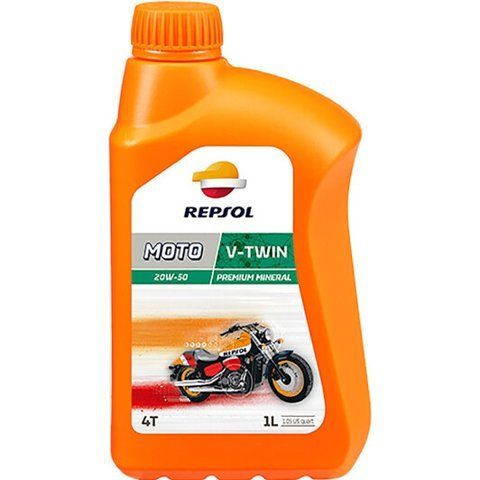 Repsol Moto V-TWIN 20W-50, 1 л (RP168Q51) моторна олива 4T фото