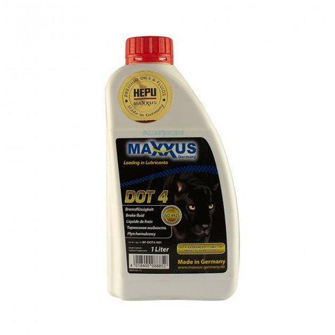Maxxus DOT 4, 1 л (BF-DOT4-001) гальмівна рідина фото