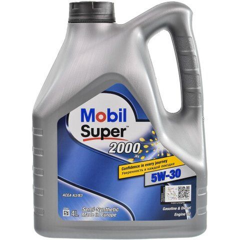 Mobil Super 2000 X1 5W-30 4 л, (155317) моторна олива фото