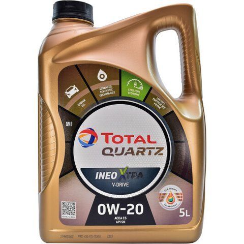 Total Quartz Ineo Xtra V-Drive 0W-20 5 л, (216251) моторна олива фото