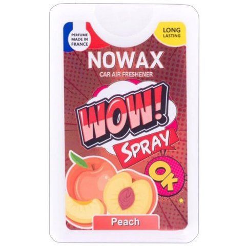 Nowax WOW Spray Peach, 18 мл (NX00142) ароматизатор фото