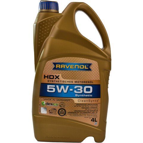Ravenol HDX 5W-30 4 л, (1111125004) моторное масло фото