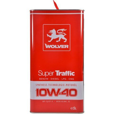 Wolver Super Traffic 10W-40 5 л, моторное масло фото