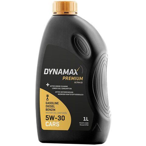 Dynamax Premium Ultra C2 5W-30, 1 л (502046) моторное масло фото