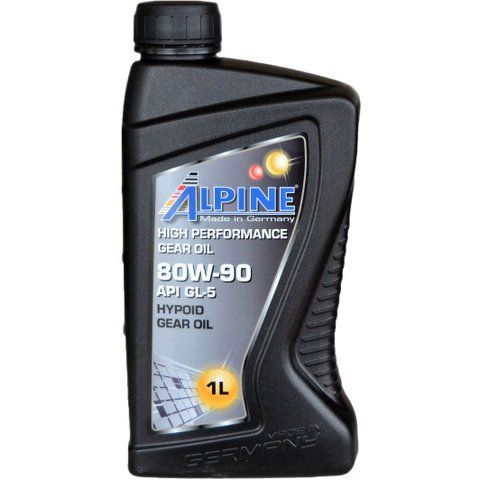 Alpine High Performance Gear Oil GL-5 80W-90, 1 л (07051) минеральное трансмиссионное масло фото