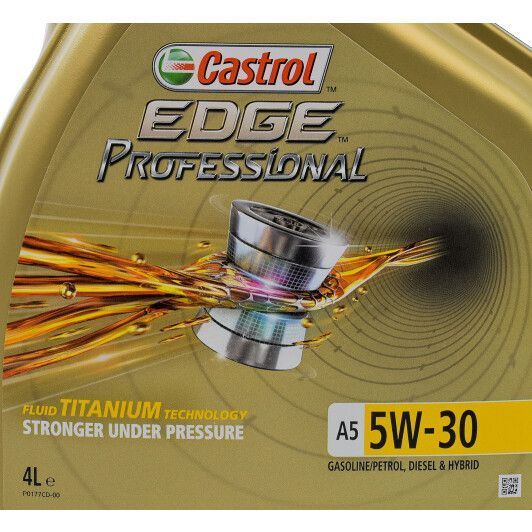 Castrol Professional EDGE A5 Titanium FST 5W-30 4 л, (15374e) моторное масло фото