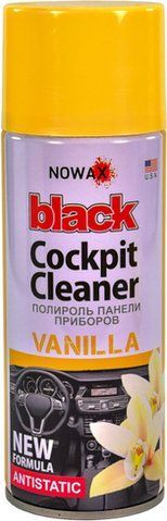 Поліроль для салону Nowax Black" Cockpit Cleaner ваніль 450 мл NX00451" фото