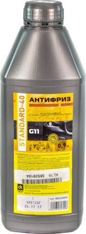 Готовый антифриз Дорожная Карта Standart Long Life G11 желтый -30 &deg;C фото