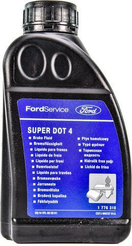 Ford Super DOT 4, 0,5 л (1776310) гальмівна рідина пластикова тара фото