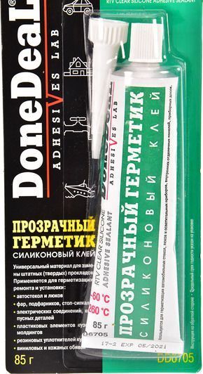 DoneDeal Adhesive Sealant герметик прозрачный, 85 мл (DD6705) фото