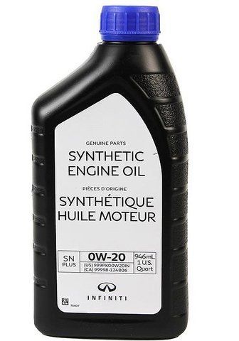 Infiniti Genuine Motor Oil 0W-20, 0,946 л (999PK00W20IN) моторна олива фото