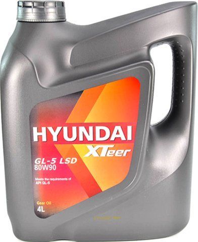 Hyundai XTeer LSD GL-5 80W-90, 4 л (1041423) трансмиссионное масло фото