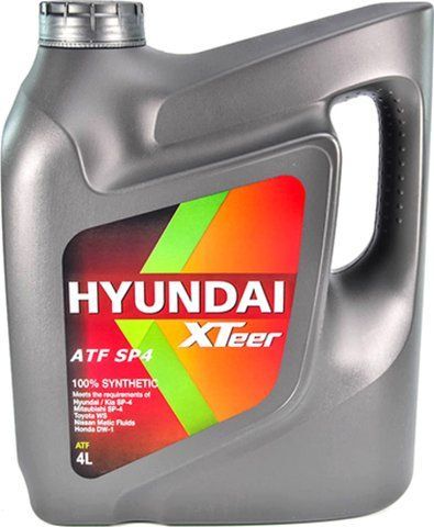 Hyundai XTeer ATF SP4, 4 л (1041017) синтетична трансмісійна олива фото
