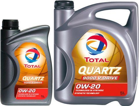Total QUARTZ 9000 V-DRIVE 0W-20 1 л, (202180) моторна олива фото