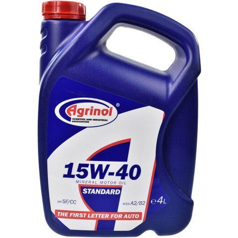 Agrinol Standard 15W-40 4 л, (101810) моторна олива фото