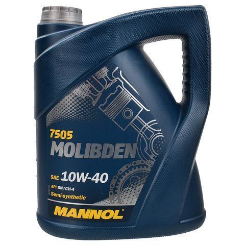 Mannol Molibden Benzin 10W-40 5 л, (MN7505-5) моторное масло фото