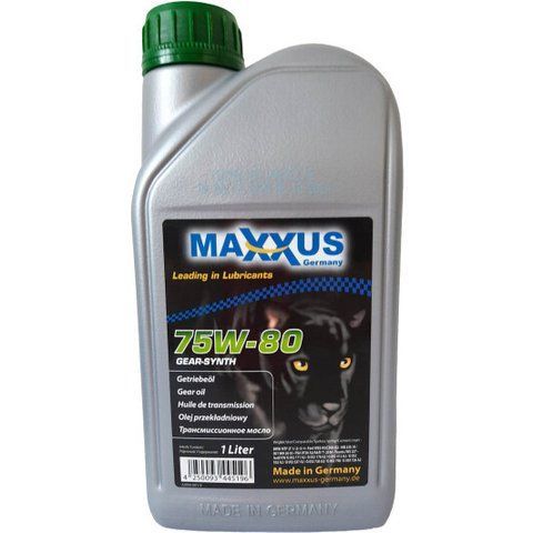 Maxxus Gear-Synth GL-4 GL-5 75W-80, 1 л синтетична трансмісійна олива фото