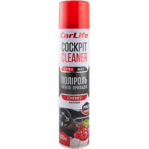 Поліроль для салону Carlife Cockpit Cleaner Extra Mat вишня 320 мл CF349 фото
