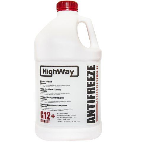 HighWay Long Life G12+ красный -80 &deg;C, 3,78 л (701492) концентрат антифриза фото