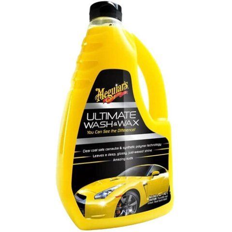 Автошампунь-поліроль Meguiar Ultimate Wash & Wax з воском фото