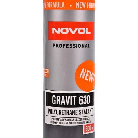 Novol Gravit 630 герметик черный, 300 мл (33201) фото