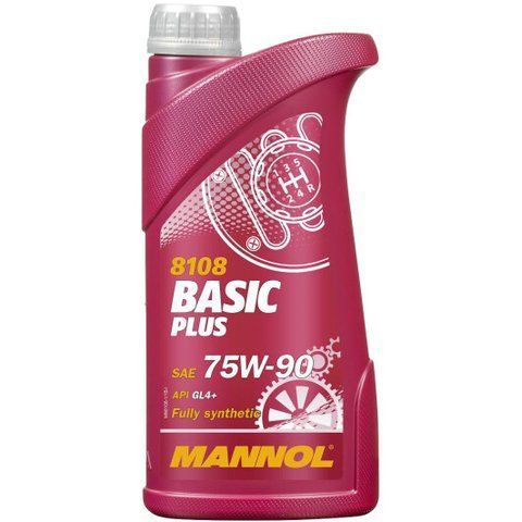 Mannol Basic Plus GL-4+ 75W-90, 1 л (MN8108-1) синтетична трансмісійна олива фото