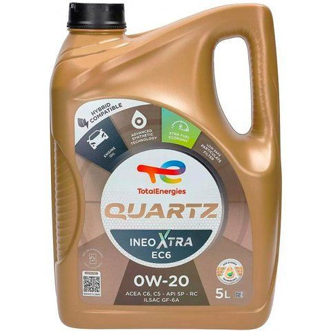Total Quartz Ineo Xtra EC6 0W-20, 5 л (228344) моторное масло фото