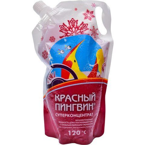 Концентрат омывателя Xado Red Penguin зимний -120&deg;С 1 л, (XB50103) фото
