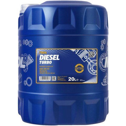 Mannol Diesel Turbo 5W-40 20 л, (MN7904-20) моторна олива фото