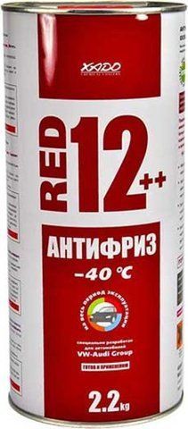 Готовый антифриз Xado G12++ красный -40 &deg;C фото