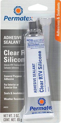 Permatex Clear RTV Silicone герметик, 85 мл (80050) фото