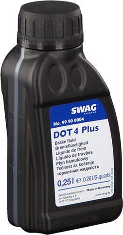 SWAG DOT 4 +, 0,25 л (99900004) тормозная жидкость пластиковая тара фото