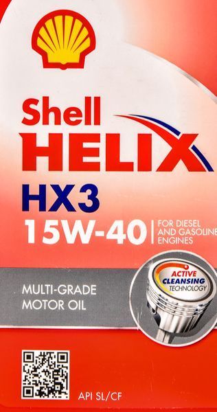 Shell Helix HX3 15W-40 1 л, (550039969) моторна олива фото