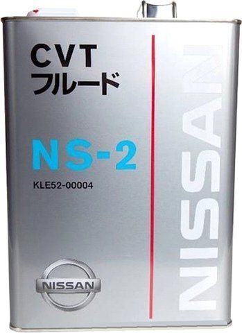 Nissan CVT NS-2 (Япония), 4 л (kle5200004) синтетическое трансмиссионное масло фото