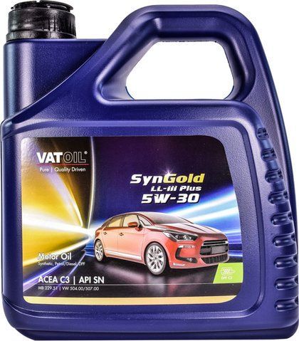 Vatoil SynGold LL-III Plus 5W-30 4 л (50021) моторна олива фото