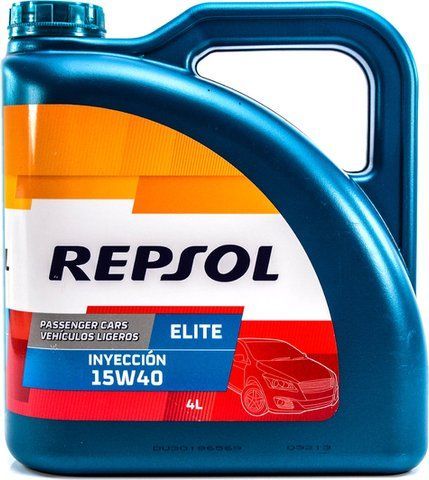Repsol Elite Inyeccion 5W-40 4 л, (rp139y54) моторна олива фото