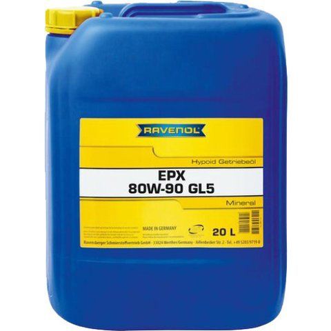 Ravenol EPX GL-5 80W-90, 20 л (1223205020) минеральное трансмиссионное масло фото