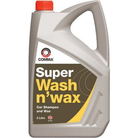 Comma Super Wash&Wax с воском, 5 л (SWW5L) автошампунь-полироль фото