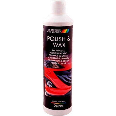 Полироль для кузова Motip Polish & Wax фото