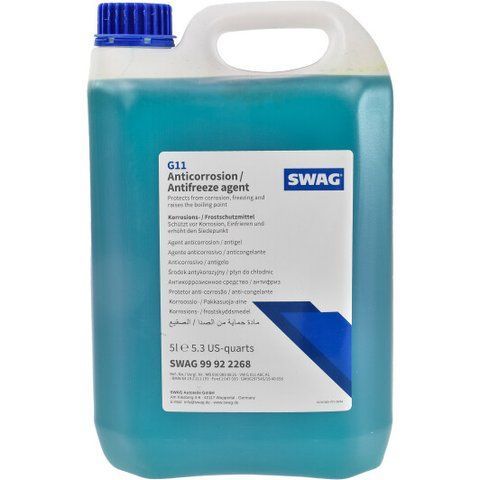 SWAG G11 синий, 5 л (99922268) концентрат антифриза фото