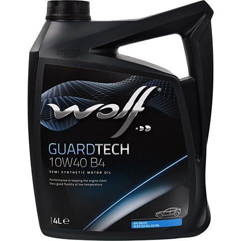 Wolf Guardtech B4 10W-40 4 л, (8303814) моторное масло фото
