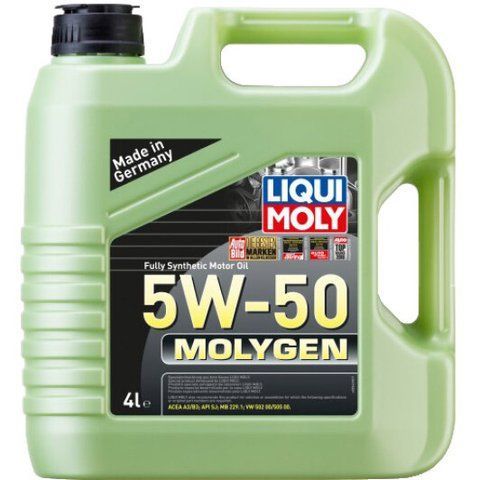 Liqui Moly Molygen 5W-50 4 л, (2543) моторное масло фото