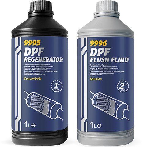 Mannol DPF Regenerator & Flush Fluid, 2000 мл (9995/9996) очиститель сажевого фильтра фото
