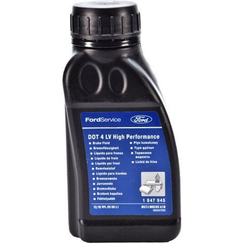 Ford LV High Performance DOT 4, 0,25 л (1847945) гальмівна рідина пластикова тара фото