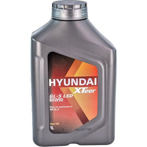 Hyundai XTeer LSD GL-5 80W-90, 1 л (1011034) трансмиссионное масло фото